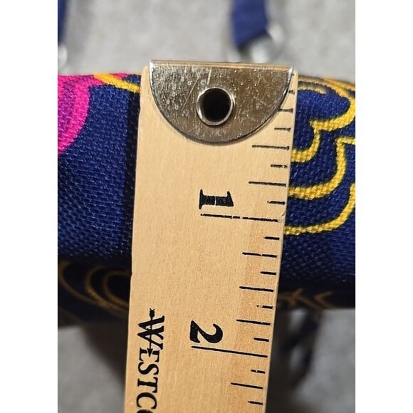 Haiku Canvas Crossbody Purse Organizer Pockets Adjustable Strap Floral Medium Sz - Picture 5 of 16